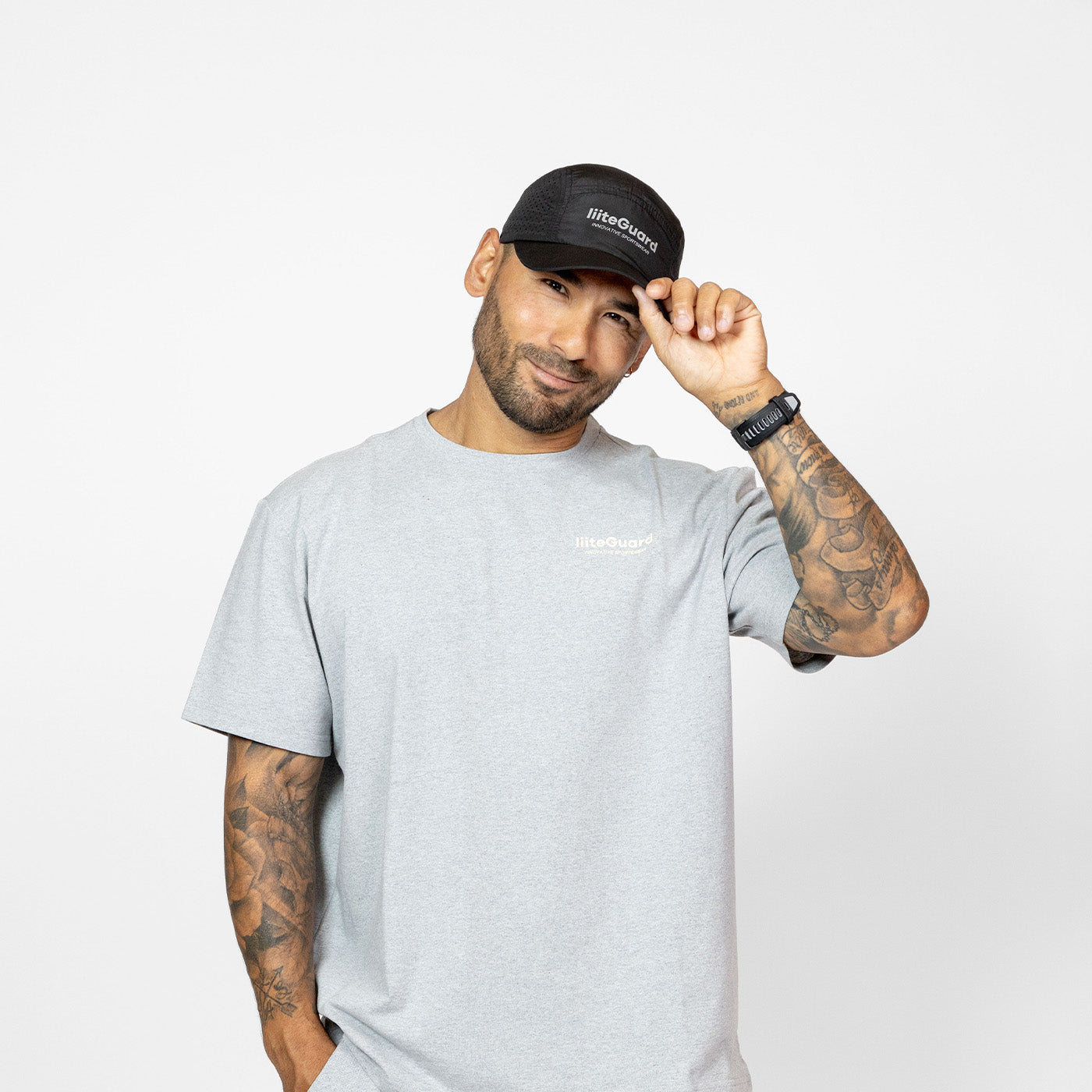 Sort Running Cap Black - Liiteguard Caps  - 5714776008096