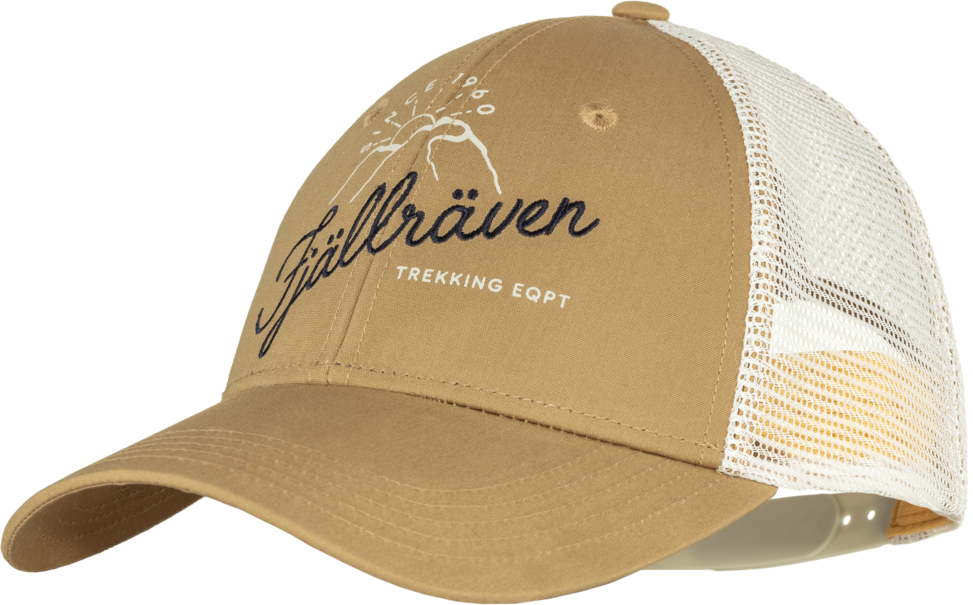 Buckwheat Brown Fjallraven Sunrise Långtradarkeps Cap - Fjällräven Caps  - 7323450753399