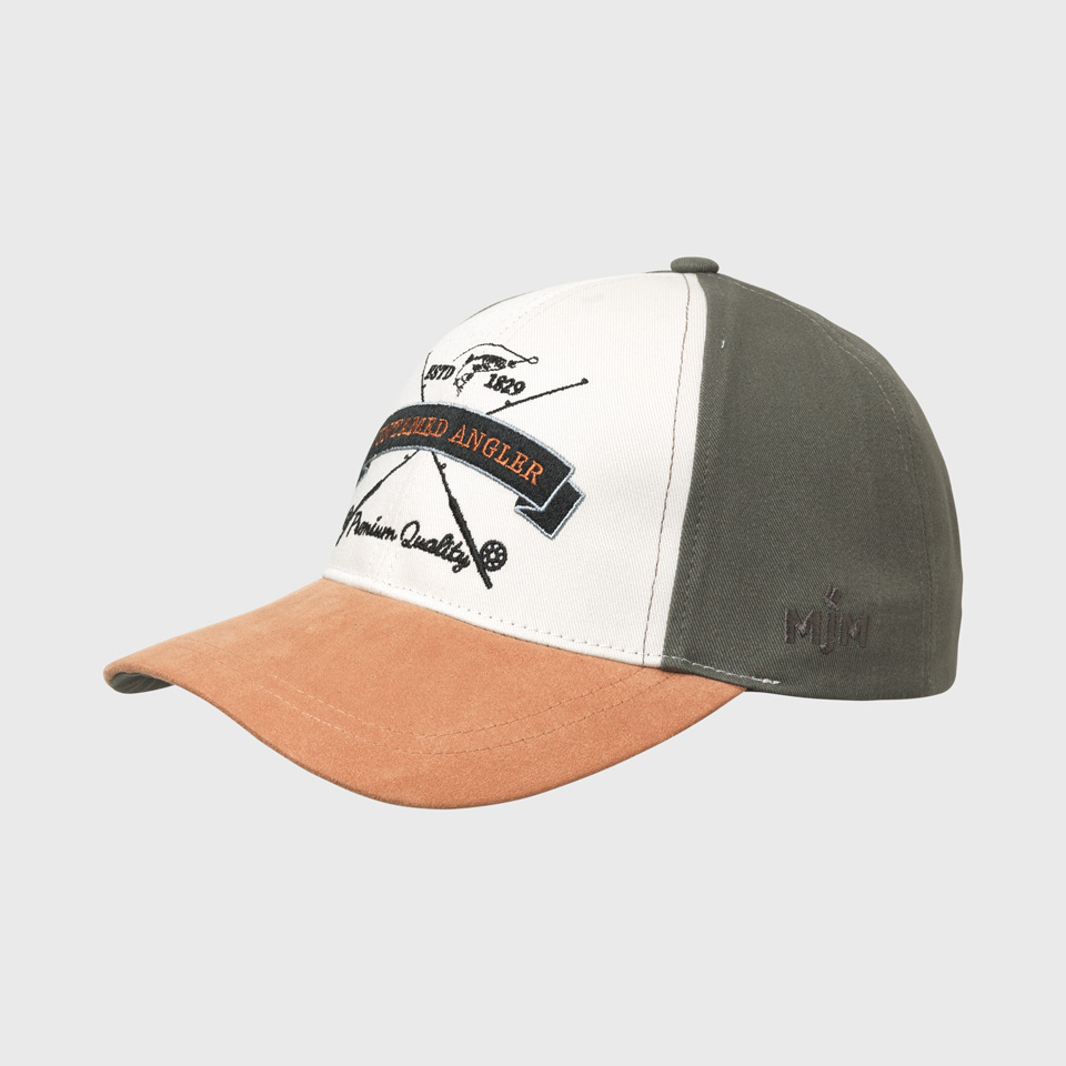 Hvid Mjm Untamed Angler Cap White - Mjm Hatte Caps  - 5704637988315