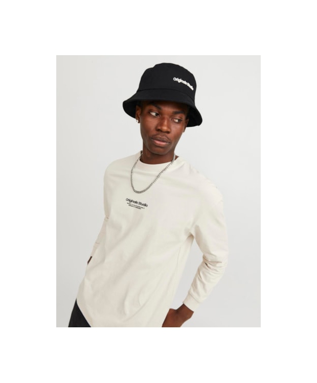 Sort Jack & Jones Originals Studios Bøllehat - Caps  - 5715507036722