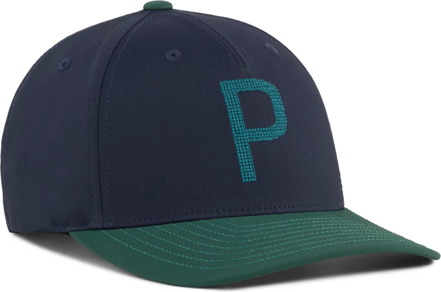 Grøn Puma Crafted Herre Kasket Deep Navy Green Terrain Str Onesize - Puma Caps