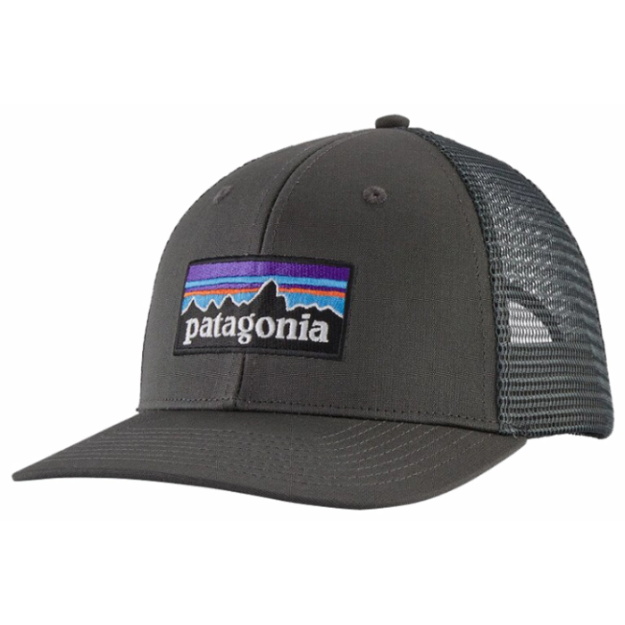 Patagonia Logo Trucker Cap Forge Grey - Patagonia Caps  - 192964418783