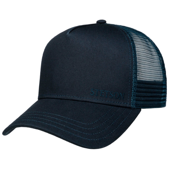 Mørkeblå Stetson Trucker Cap Classic Navy Baseball Cap Kasket - Stetson Caps  - 4063633174766