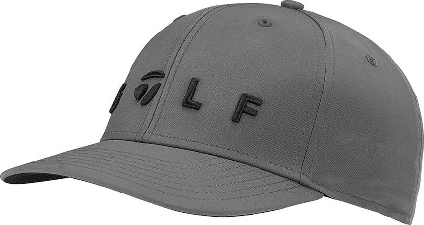 Charcoal Taylormade Golf Logo Cap Kasket Str Onesize - Taylormade Caps  - 1200102333313